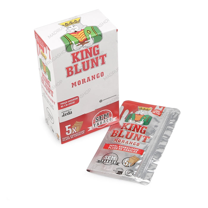 Blunt King Morango (Sem Tabaco) (Caixa com 25)