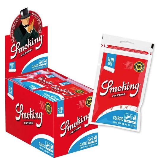 Filtro Smoking Clássico Slim 6mm 30 Bags