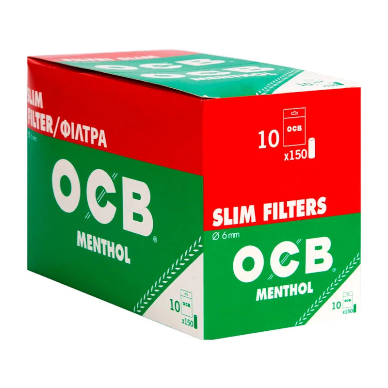 Filtro OCB Menthol Slim 6mm