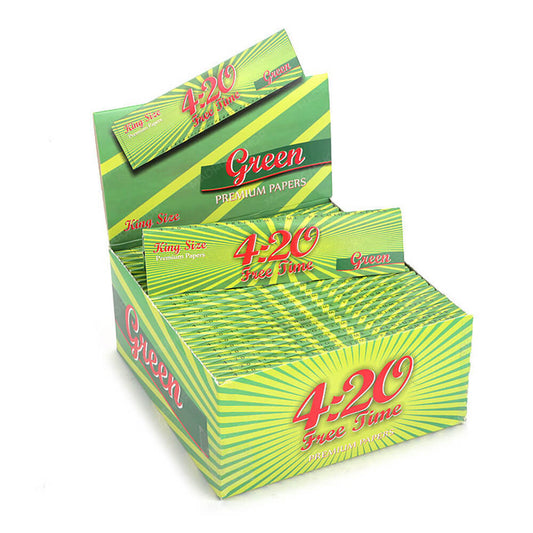 Seda 4:20 King Size Green (Display com 50)