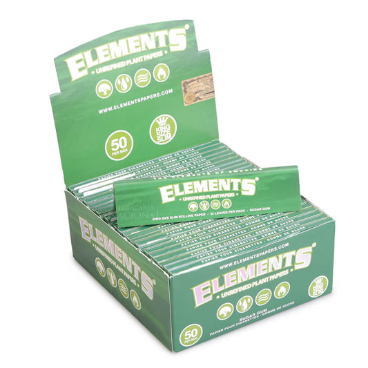 Seda Elements Green King Size Slim (Display com 50)