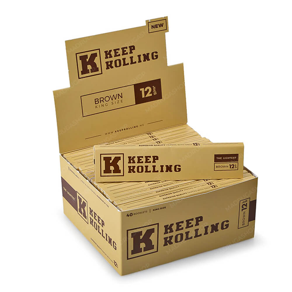 Seda Keep Rolling Brown King Size (Display com 40)