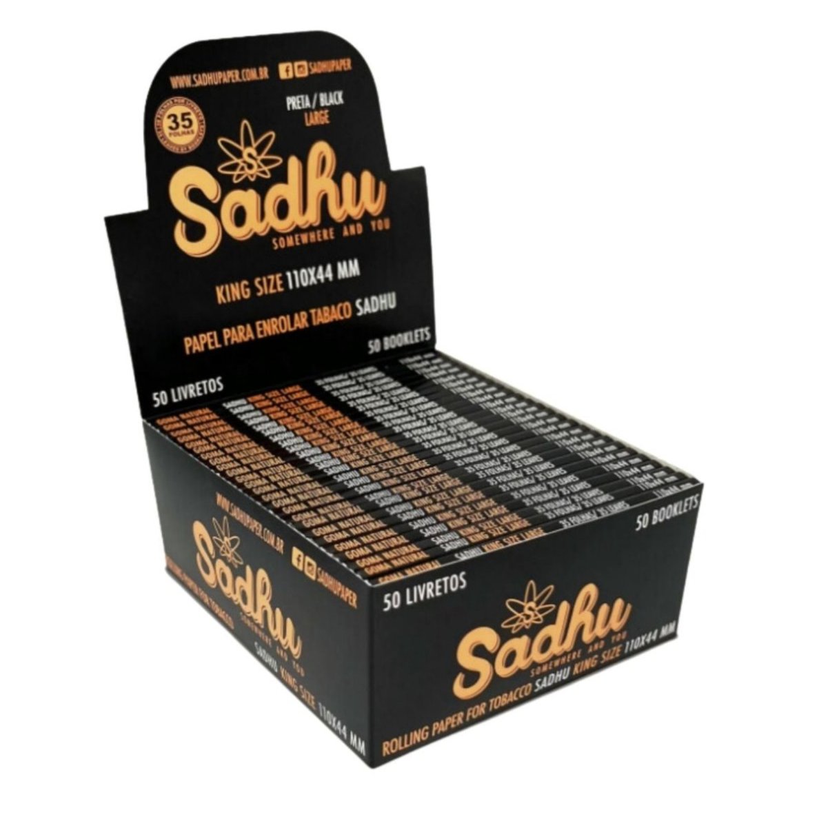 Seda Sadhu Black King Size (Display com 50)